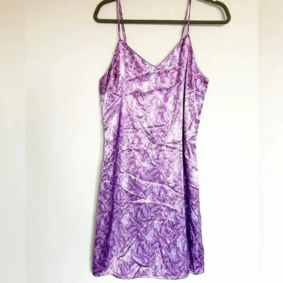 Silky Satin Mini Dress - Picture 1 of 5
